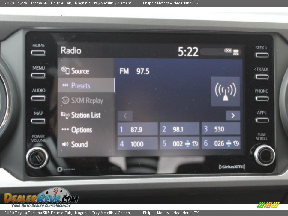 2020 Toyota Tacoma SR5 Double Cab Magnetic Gray Metallic / Cement Photo #15