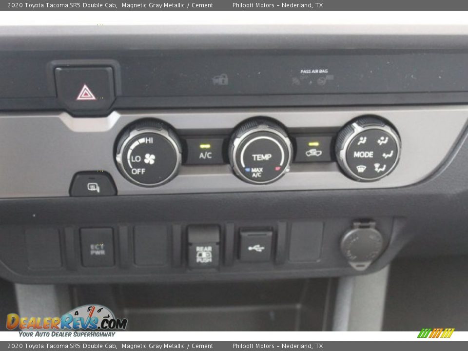 2020 Toyota Tacoma SR5 Double Cab Magnetic Gray Metallic / Cement Photo #16