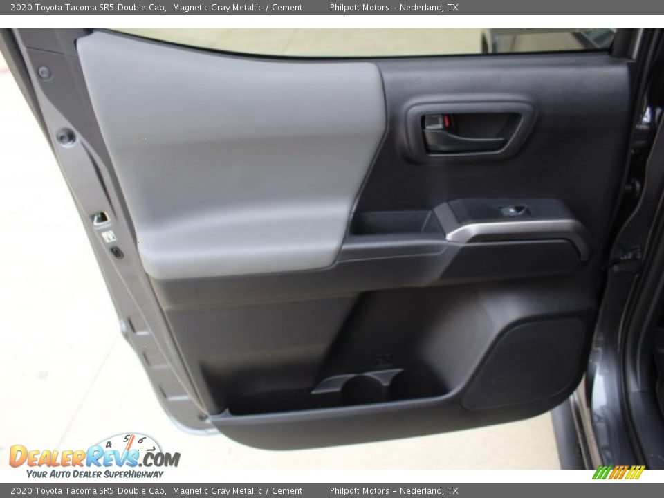 2020 Toyota Tacoma SR5 Double Cab Magnetic Gray Metallic / Cement Photo #18