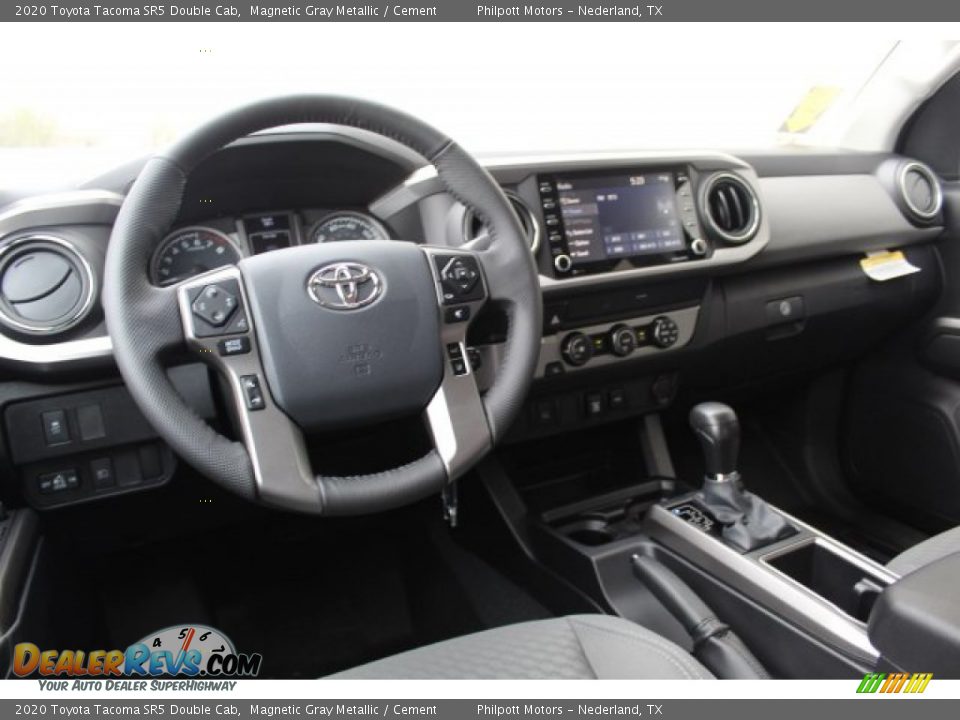 2020 Toyota Tacoma SR5 Double Cab Magnetic Gray Metallic / Cement Photo #20