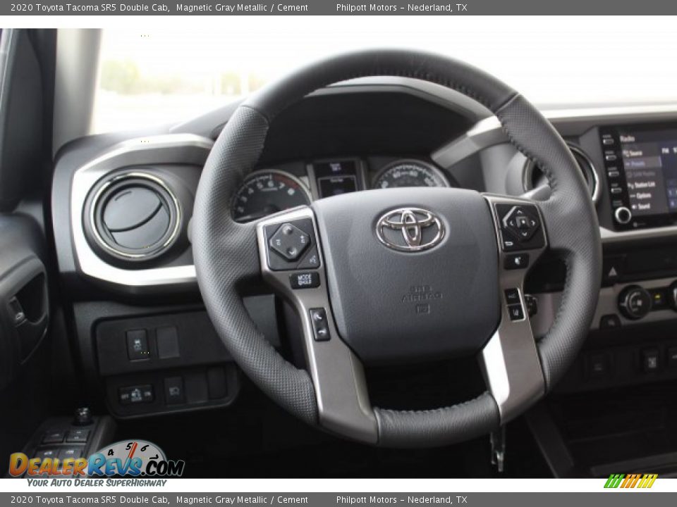 2020 Toyota Tacoma SR5 Double Cab Magnetic Gray Metallic / Cement Photo #21