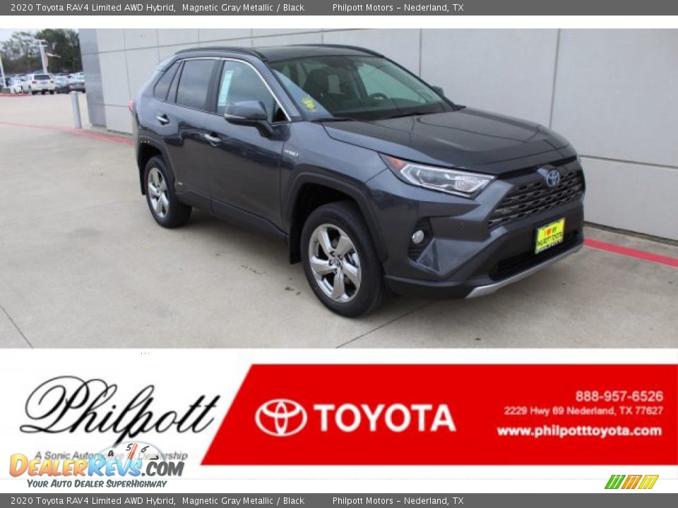 2020 Toyota RAV4 Limited AWD Hybrid Magnetic Gray Metallic / Black Photo #1