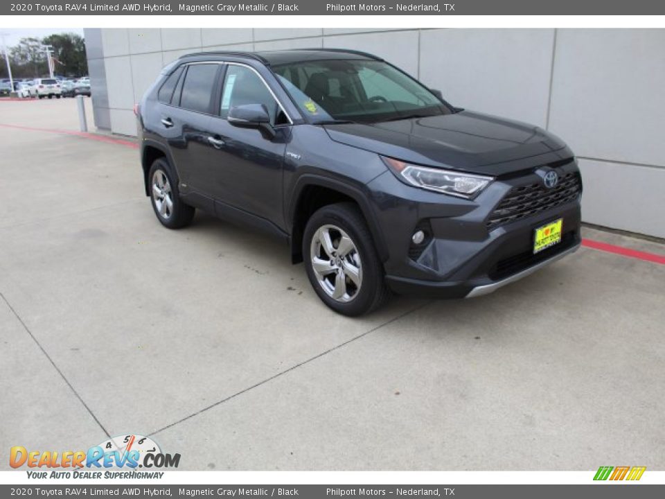 2020 Toyota RAV4 Limited AWD Hybrid Magnetic Gray Metallic / Black Photo #2