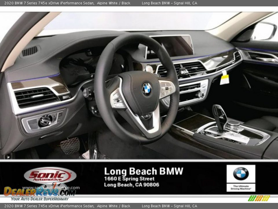 2020 BMW 7 Series 745e xDrive iPerformance Sedan Alpine White / Black Photo #4