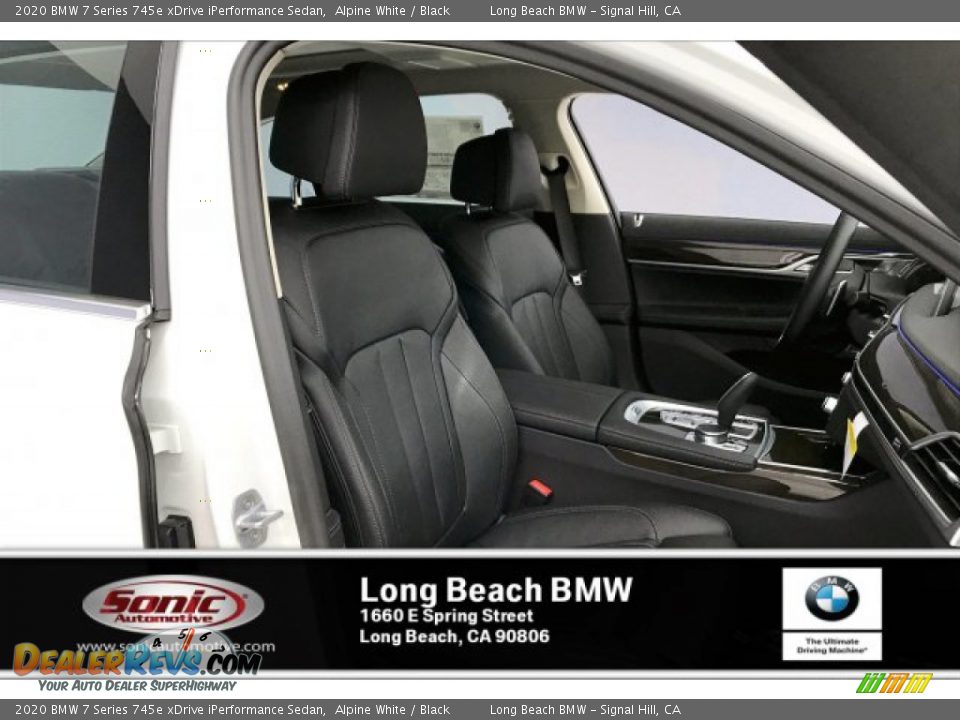 2020 BMW 7 Series 745e xDrive iPerformance Sedan Alpine White / Black Photo #7