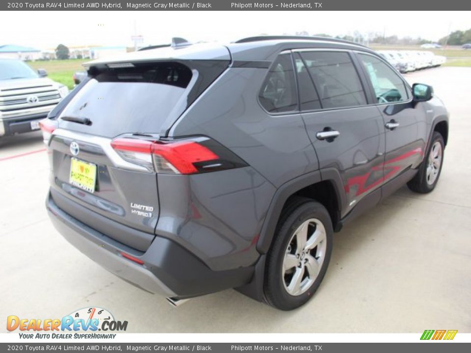 2020 Toyota RAV4 Limited AWD Hybrid Magnetic Gray Metallic / Black Photo #8