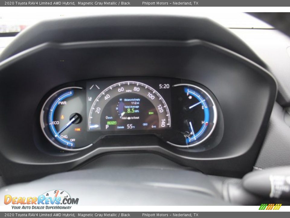 2020 Toyota RAV4 Limited AWD Hybrid Magnetic Gray Metallic / Black Photo #13
