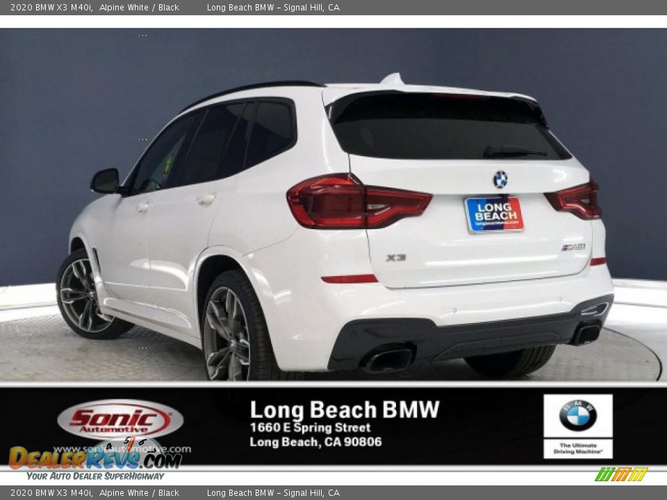 2020 BMW X3 M40i Alpine White / Black Photo #2