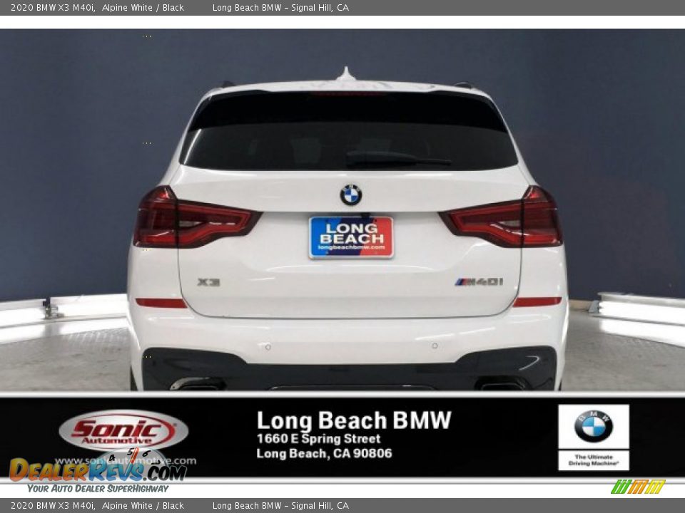 2020 BMW X3 M40i Alpine White / Black Photo #3