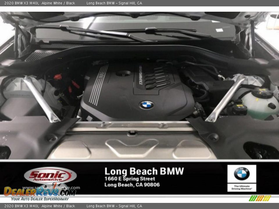 2020 BMW X3 M40i Alpine White / Black Photo #8
