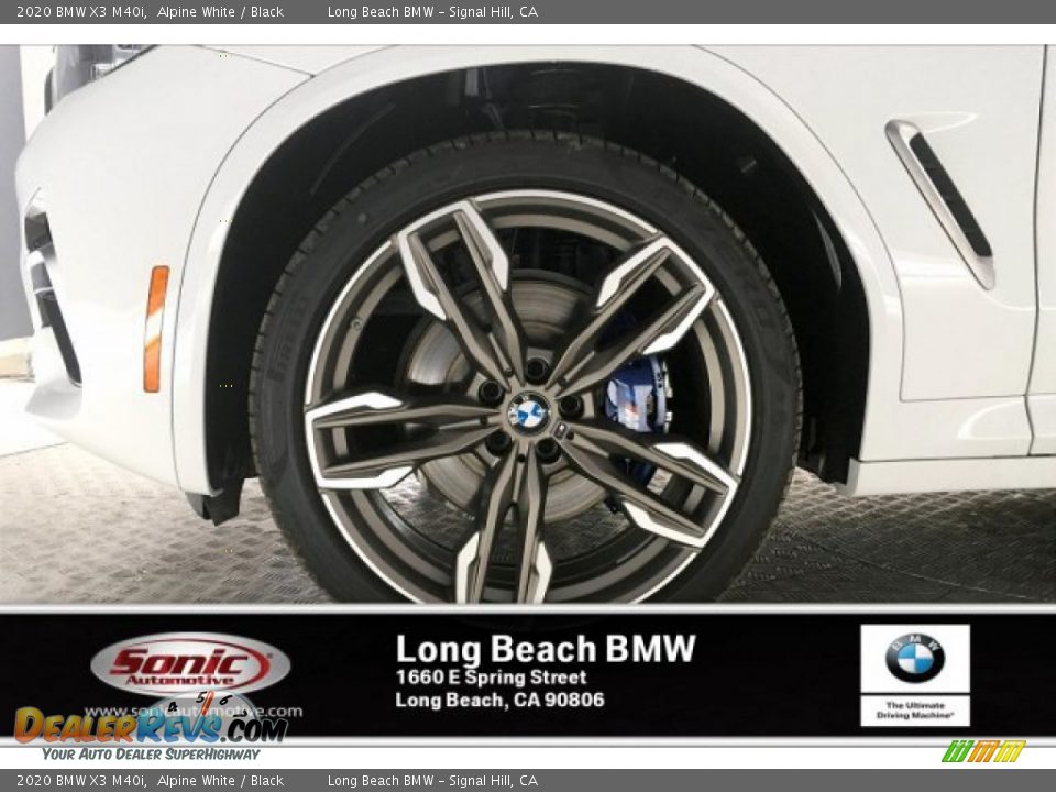 2020 BMW X3 M40i Alpine White / Black Photo #9