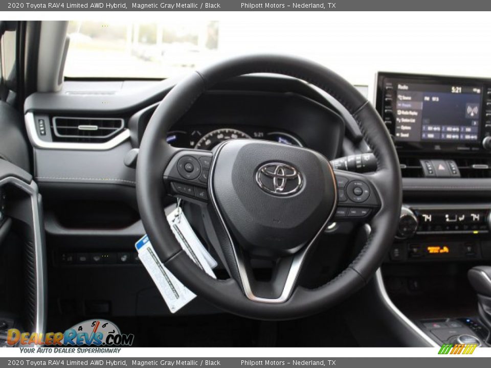 2020 Toyota RAV4 Limited AWD Hybrid Magnetic Gray Metallic / Black Photo #23