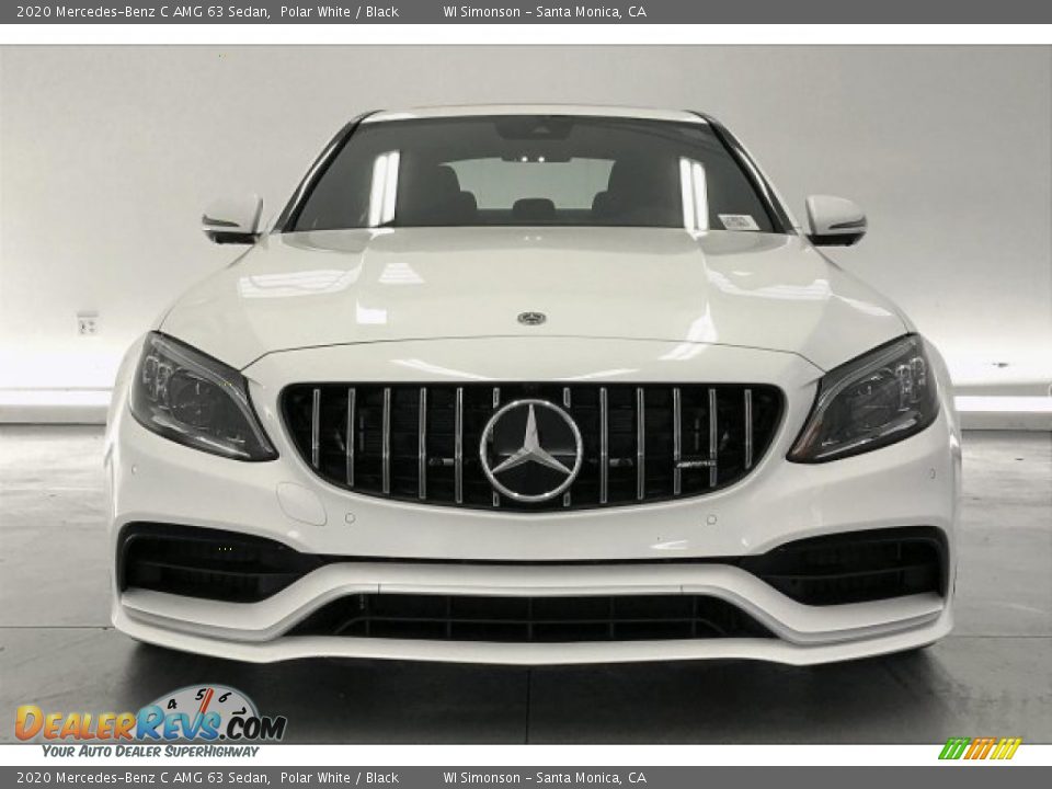 2020 Mercedes-Benz C AMG 63 Sedan Polar White / Black Photo #2