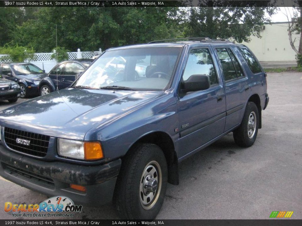 1997 Isuzu Rodeo LS 4x4 Stratus Blue Mica / Gray Photo #7