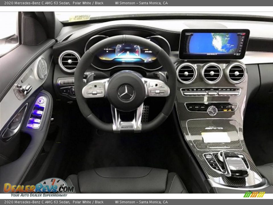 2020 Mercedes-Benz C AMG 63 Sedan Polar White / Black Photo #4