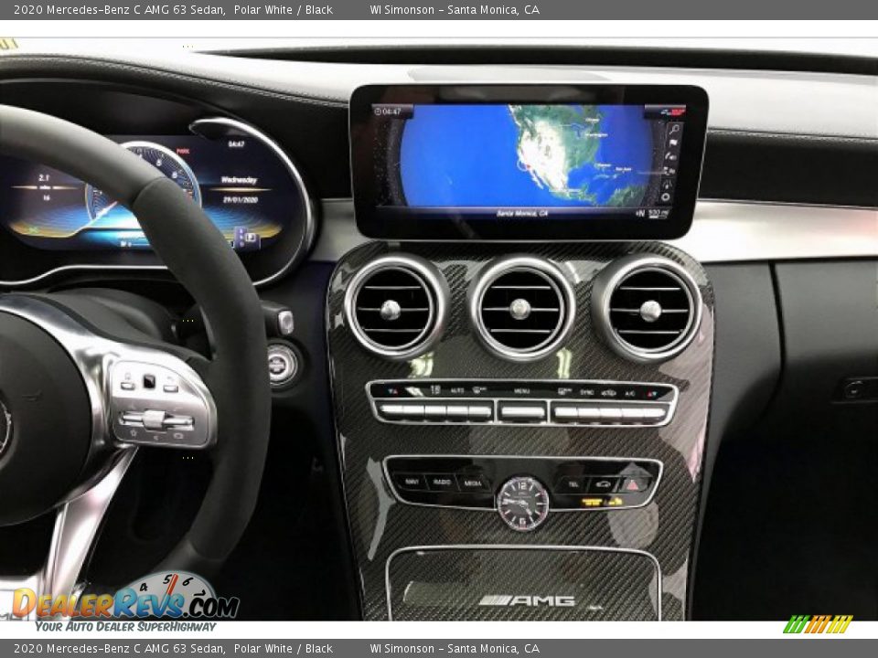 2020 Mercedes-Benz C AMG 63 Sedan Polar White / Black Photo #5