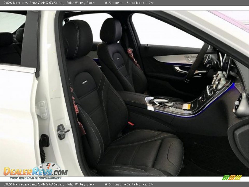 2020 Mercedes-Benz C AMG 63 Sedan Polar White / Black Photo #6