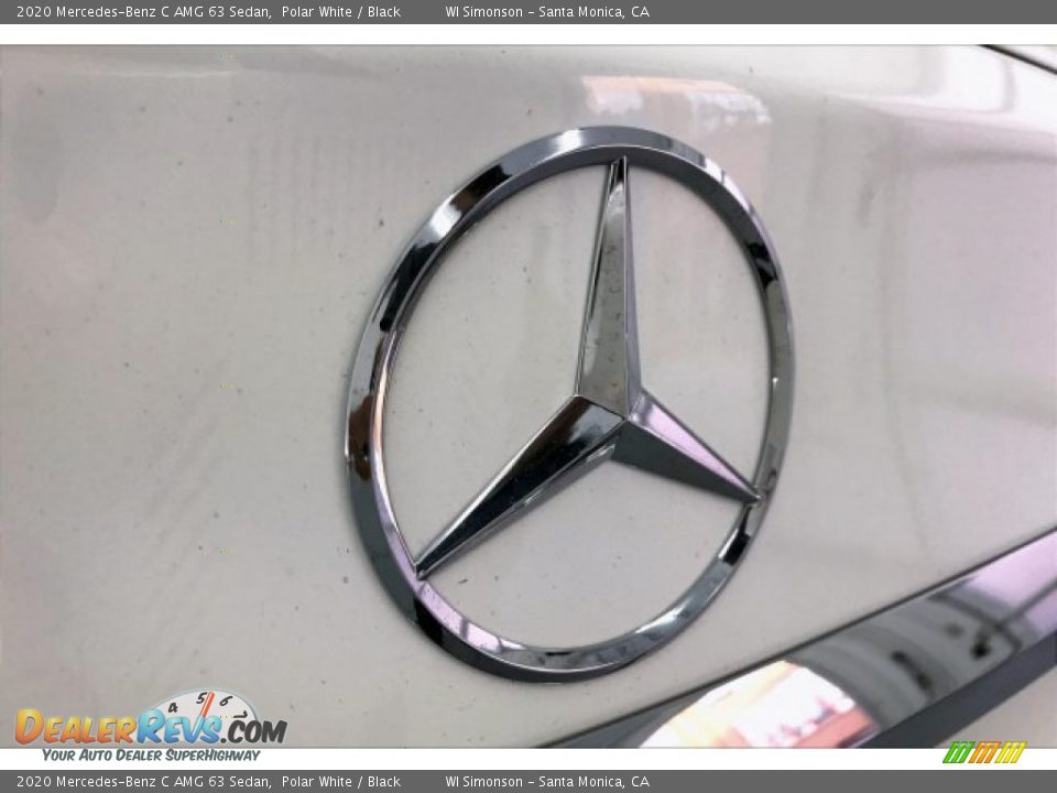 2020 Mercedes-Benz C AMG 63 Sedan Polar White / Black Photo #7