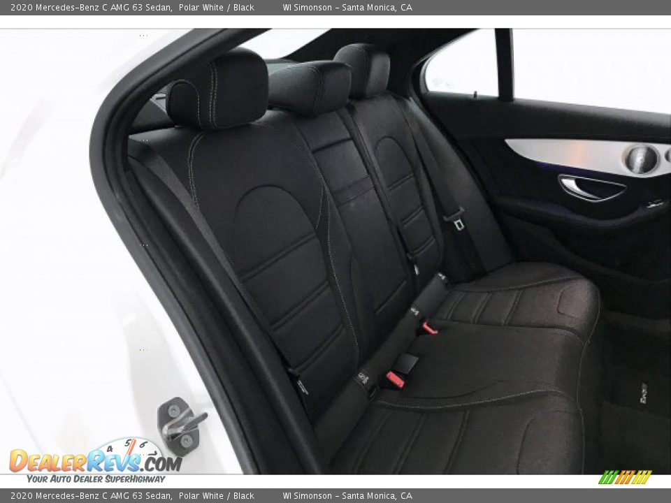 2020 Mercedes-Benz C AMG 63 Sedan Polar White / Black Photo #13