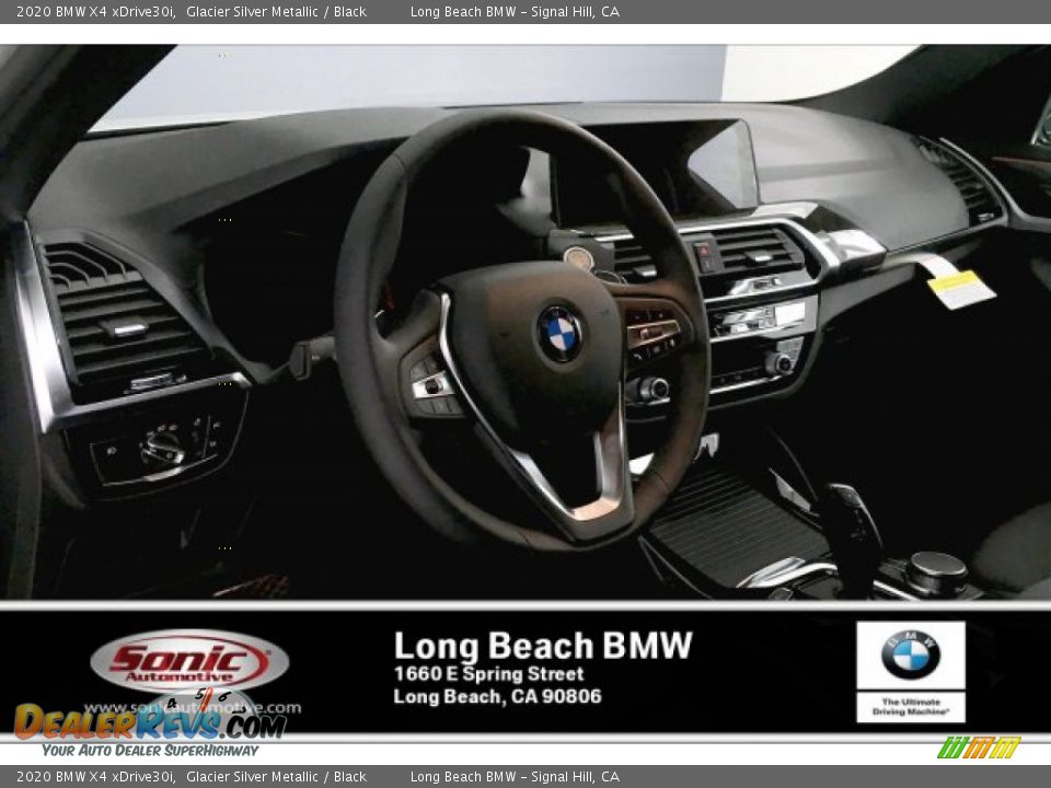 2020 BMW X4 xDrive30i Glacier Silver Metallic / Black Photo #4
