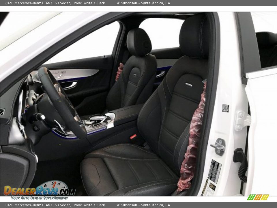 2020 Mercedes-Benz C AMG 63 Sedan Polar White / Black Photo #14