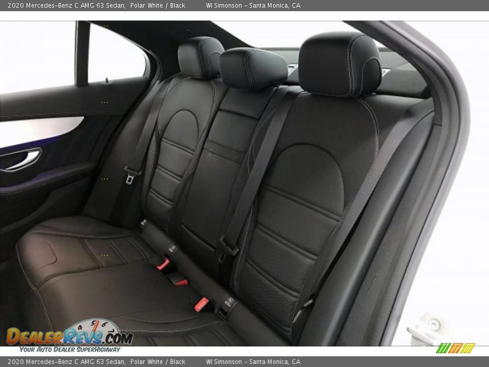2020 Mercedes-Benz C AMG 63 Sedan Polar White / Black Photo #15