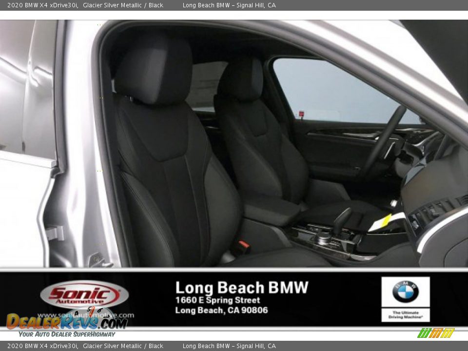 2020 BMW X4 xDrive30i Glacier Silver Metallic / Black Photo #7
