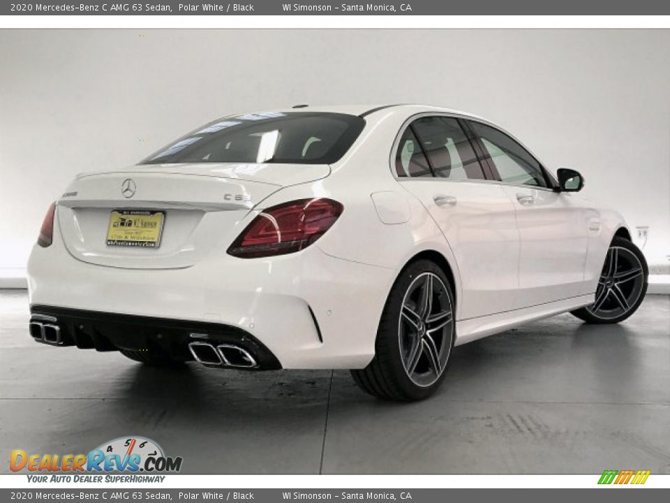 2020 Mercedes-Benz C AMG 63 Sedan Polar White / Black Photo #16