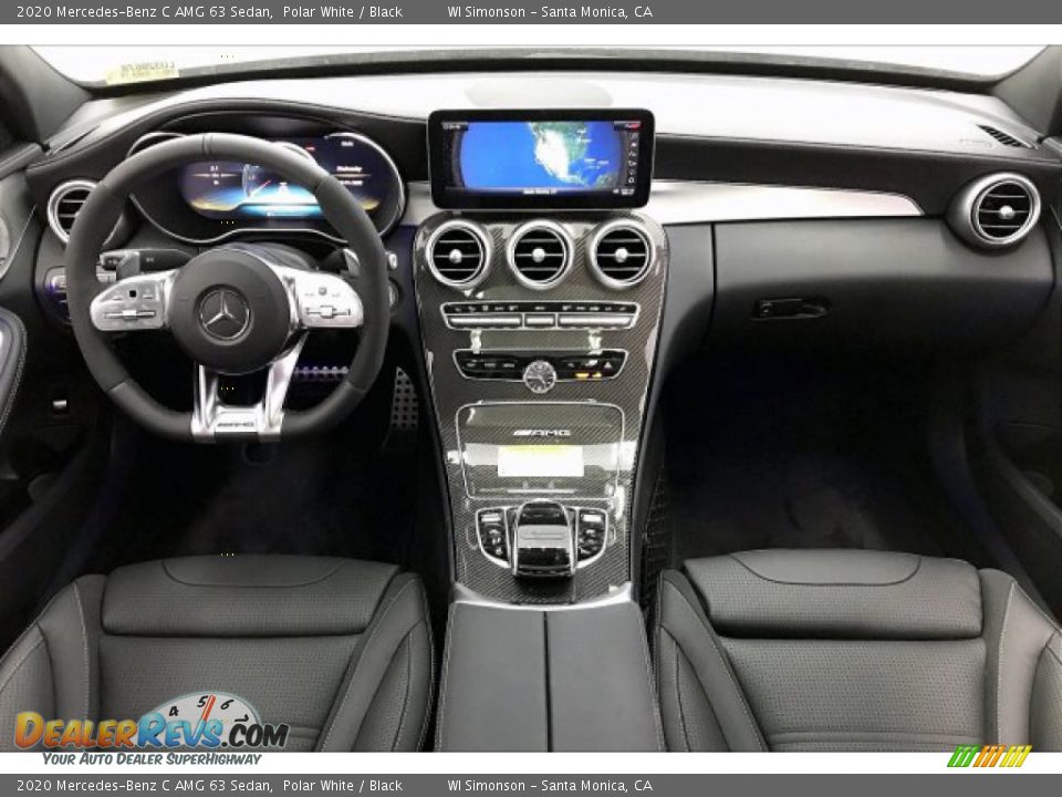 2020 Mercedes-Benz C AMG 63 Sedan Polar White / Black Photo #17