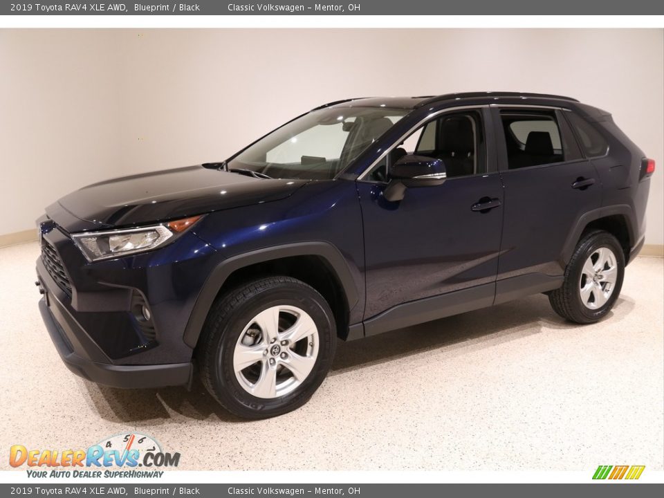 2019 Toyota RAV4 XLE AWD Blueprint / Black Photo #3