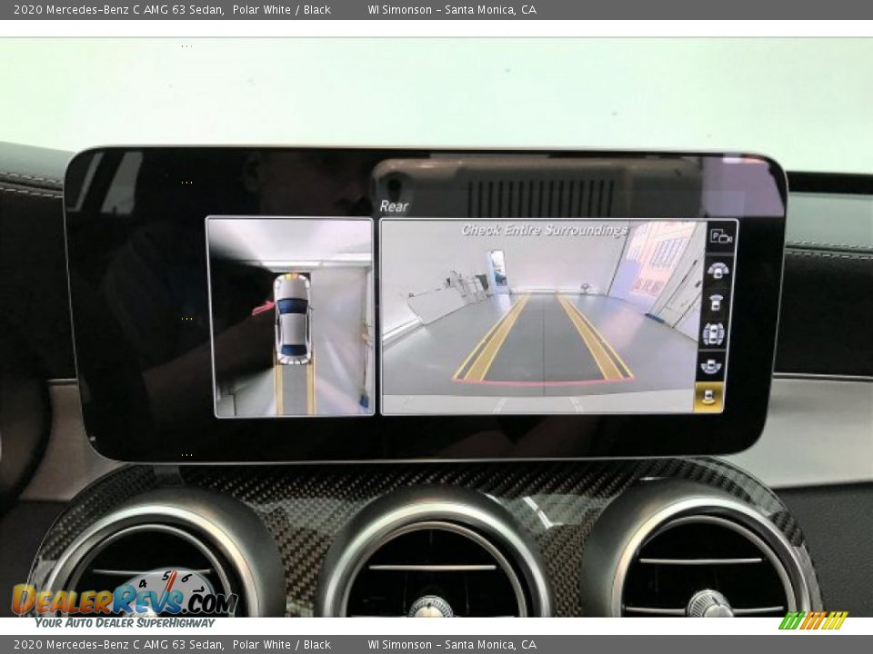 2020 Mercedes-Benz C AMG 63 Sedan Polar White / Black Photo #21