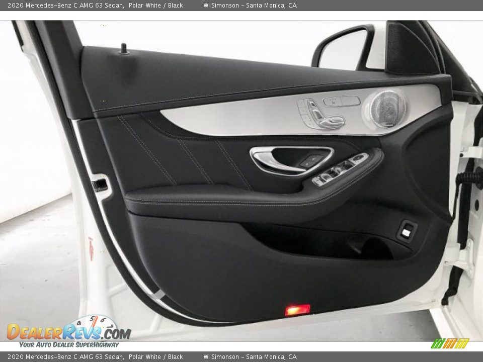 2020 Mercedes-Benz C AMG 63 Sedan Polar White / Black Photo #25