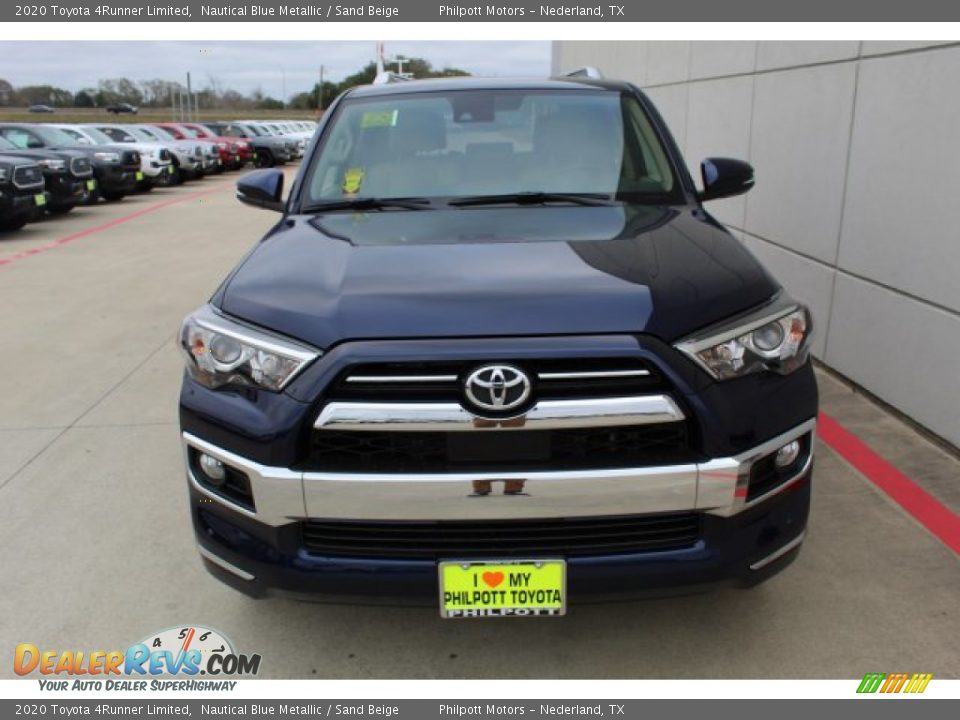 2020 Toyota 4Runner Limited Nautical Blue Metallic / Sand Beige Photo #3