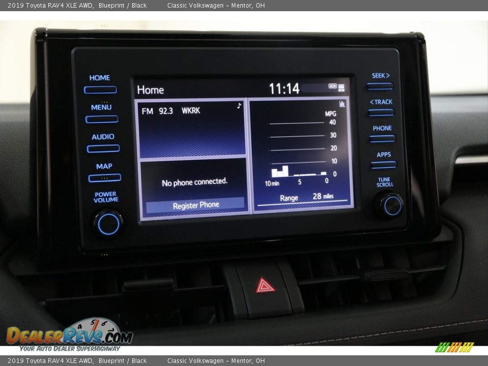 2019 Toyota RAV4 XLE AWD Blueprint / Black Photo #12