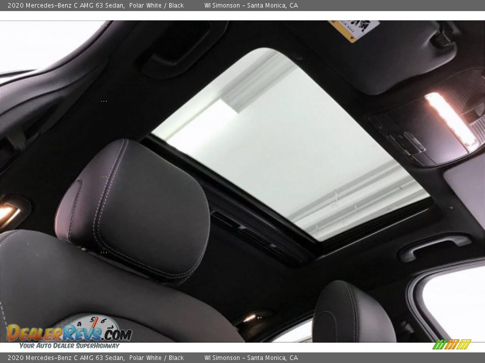 2020 Mercedes-Benz C AMG 63 Sedan Polar White / Black Photo #29
