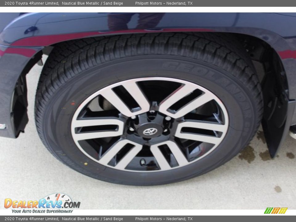 2020 Toyota 4Runner Limited Nautical Blue Metallic / Sand Beige Photo #5