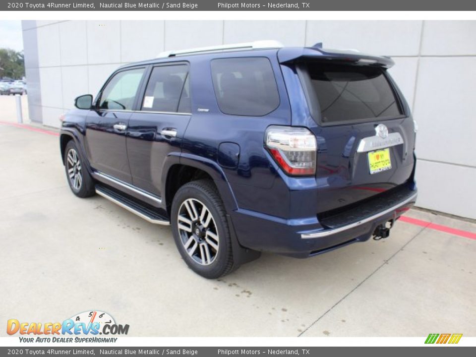 2020 Toyota 4Runner Limited Nautical Blue Metallic / Sand Beige Photo #6