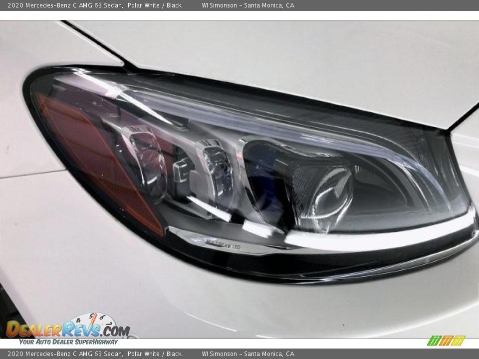 2020 Mercedes-Benz C AMG 63 Sedan Polar White / Black Photo #32