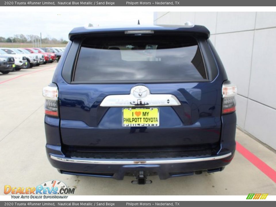 2020 Toyota 4Runner Limited Nautical Blue Metallic / Sand Beige Photo #7