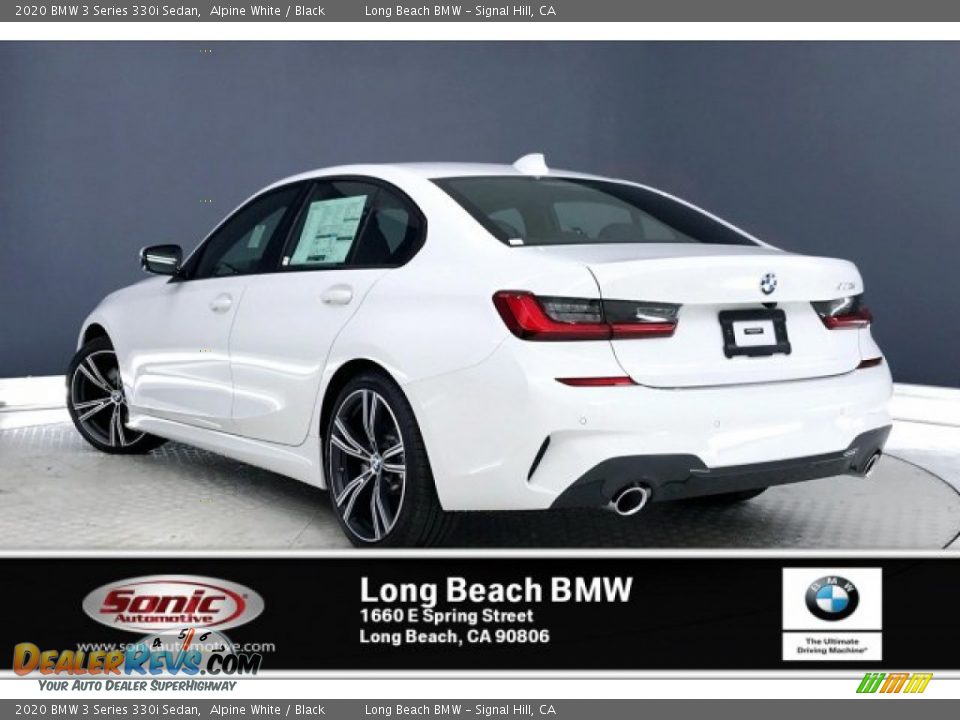 2020 BMW 3 Series 330i Sedan Alpine White / Black Photo #2
