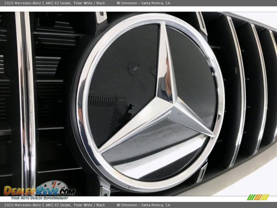 2020 Mercedes-Benz C AMG 63 Sedan Polar White / Black Photo #33