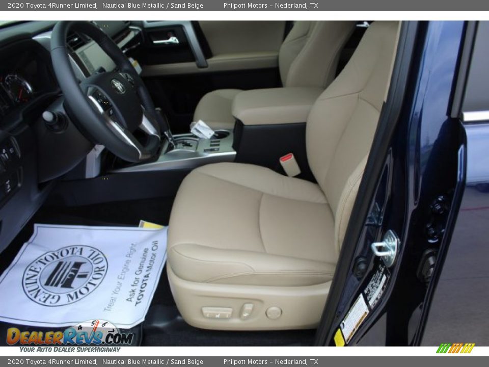 2020 Toyota 4Runner Limited Nautical Blue Metallic / Sand Beige Photo #10