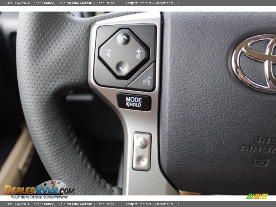 2020 Toyota 4Runner Limited Nautical Blue Metallic / Sand Beige Photo #11