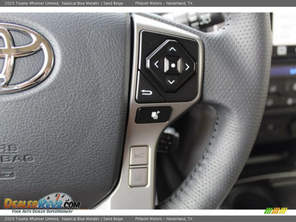 2020 Toyota 4Runner Limited Nautical Blue Metallic / Sand Beige Photo #12