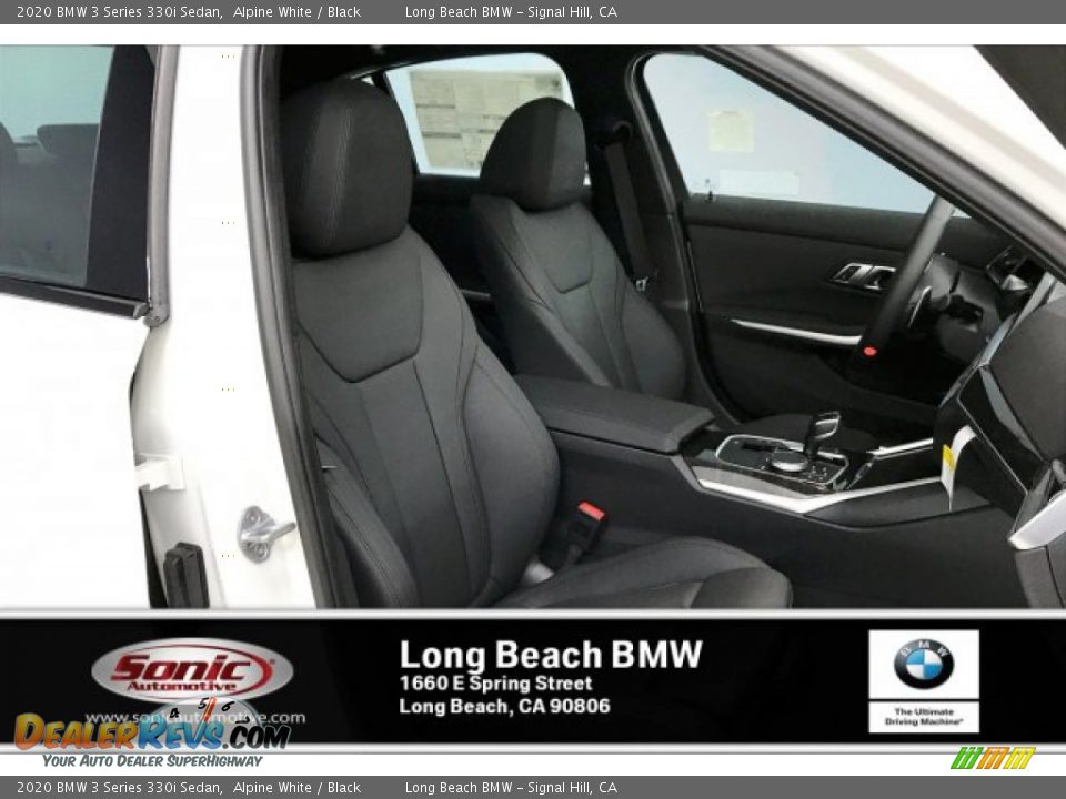 2020 BMW 3 Series 330i Sedan Alpine White / Black Photo #7