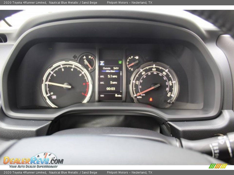 2020 Toyota 4Runner Limited Nautical Blue Metallic / Sand Beige Photo #13