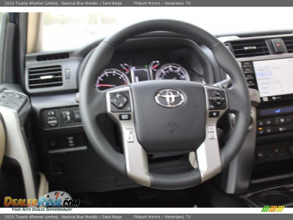 2020 Toyota 4Runner Limited Nautical Blue Metallic / Sand Beige Photo #24
