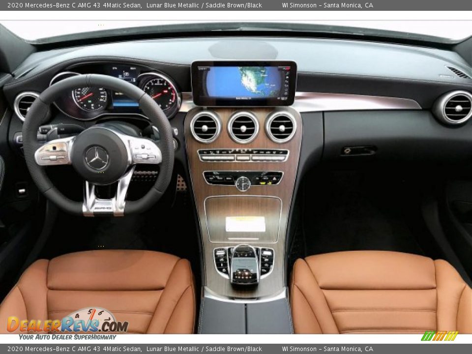 Dashboard of 2020 Mercedes-Benz C AMG 43 4Matic Sedan Photo #17