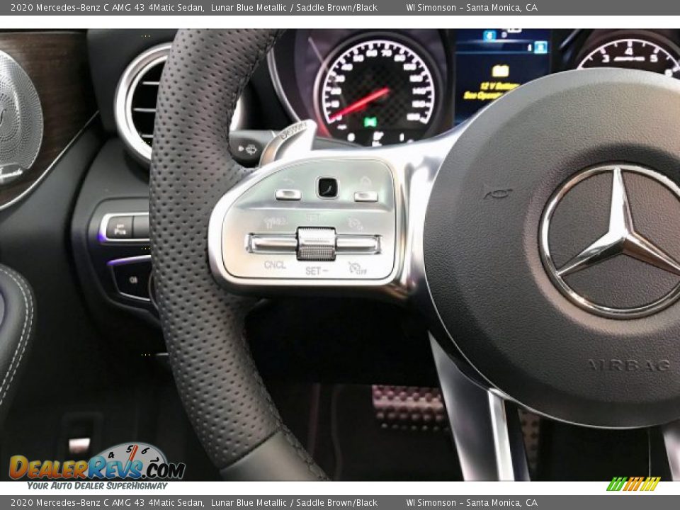 2020 Mercedes-Benz C AMG 43 4Matic Sedan Steering Wheel Photo #18