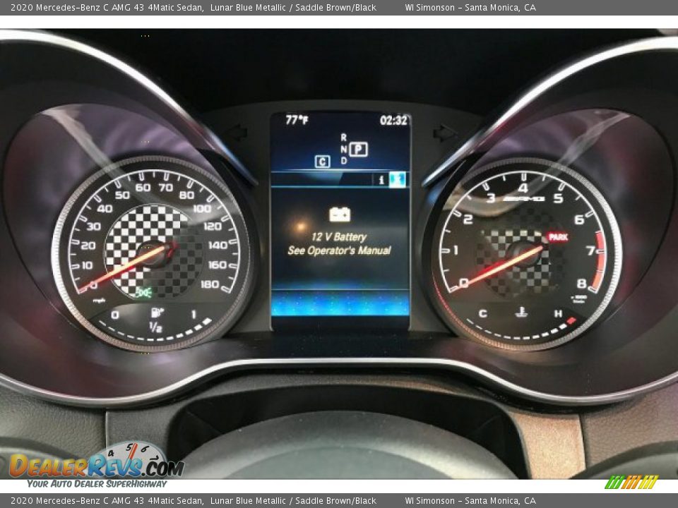 2020 Mercedes-Benz C AMG 43 4Matic Sedan Gauges Photo #20